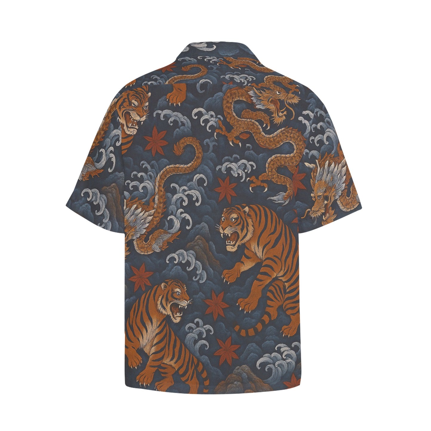 Men's Hawaiian Shirt With Chest Pocket