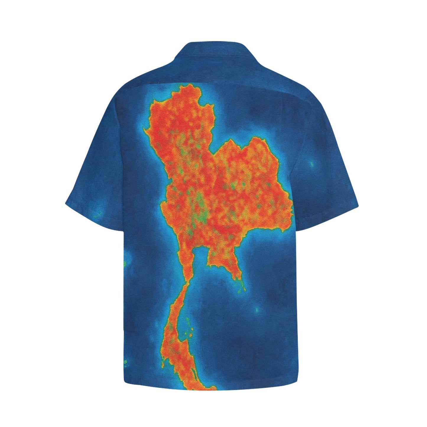 Men's Hawaiian Shirt With Chest Pocket