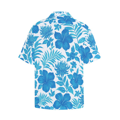 Men's Hawaiian Shirt With Chest Pocket