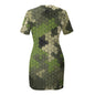Crew Neck Short Sleeve Dress