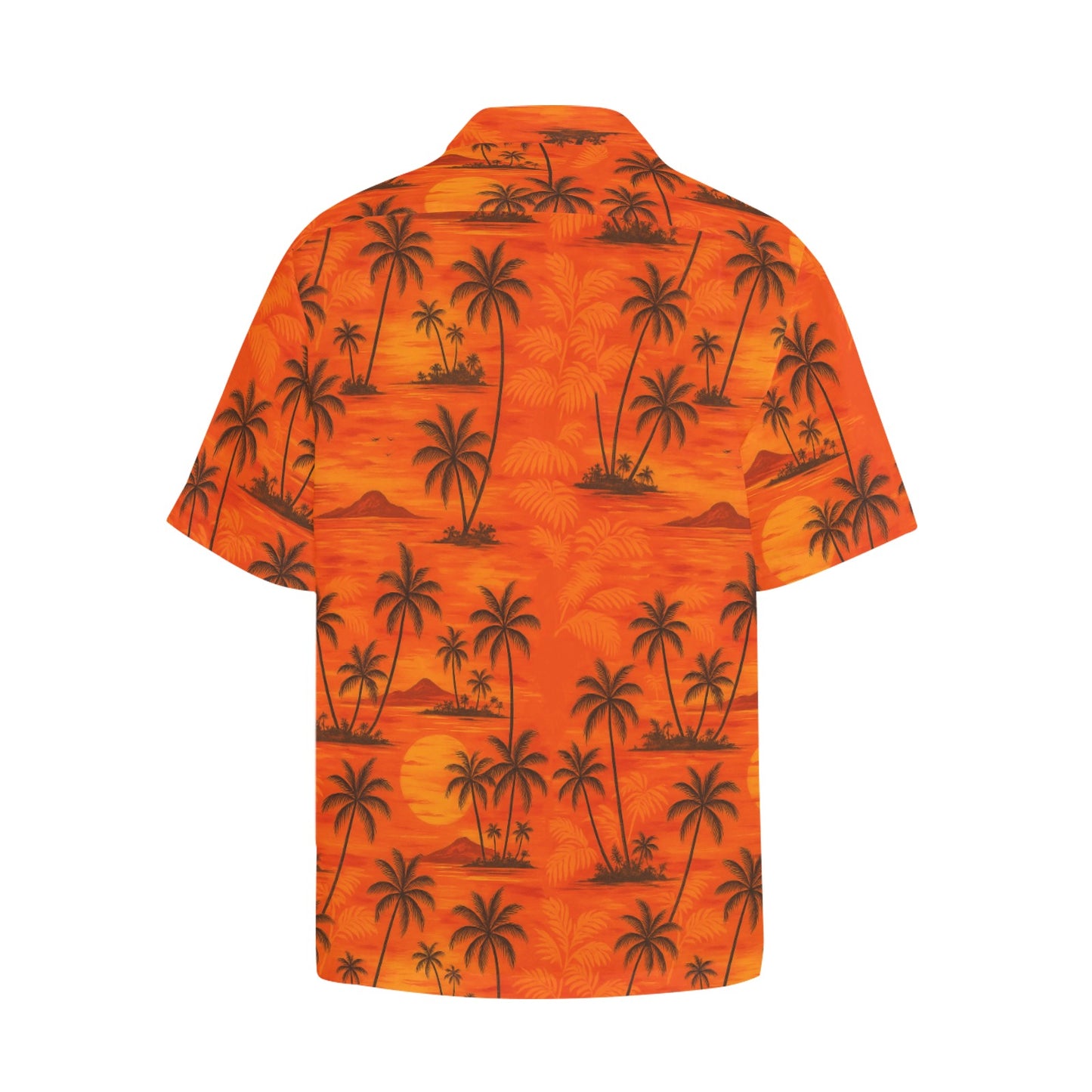 Men's Hawaiian Shirt With Chest Pocket