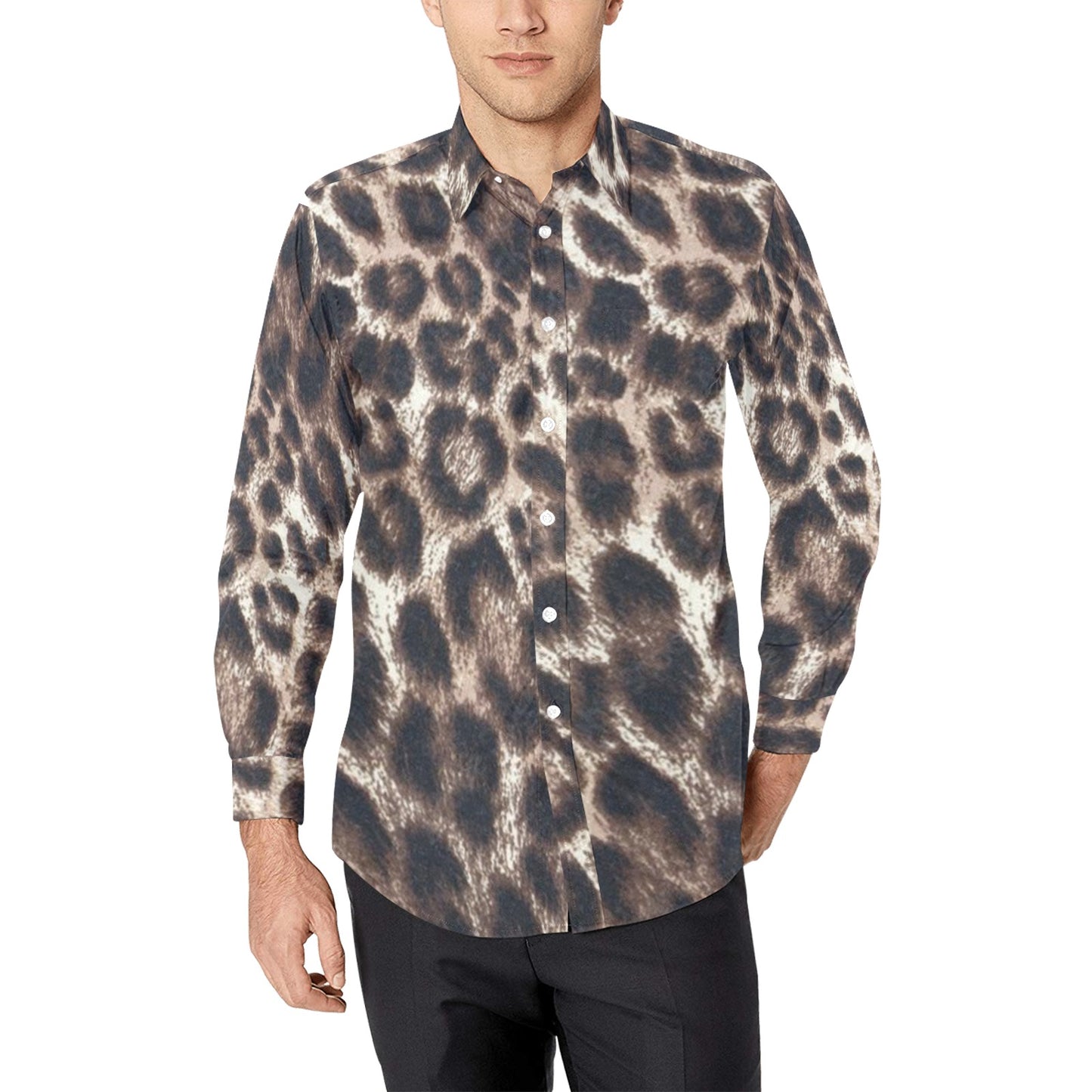 Men's All Over Print Long Sleeve Shirt