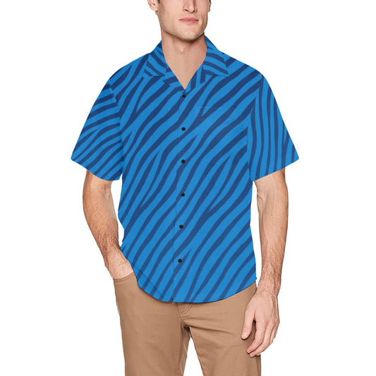 Men's Hawaiian Shirt With Chest Pocket
