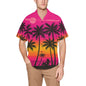 Men's Hawaiian Shirt With Chest Pocket