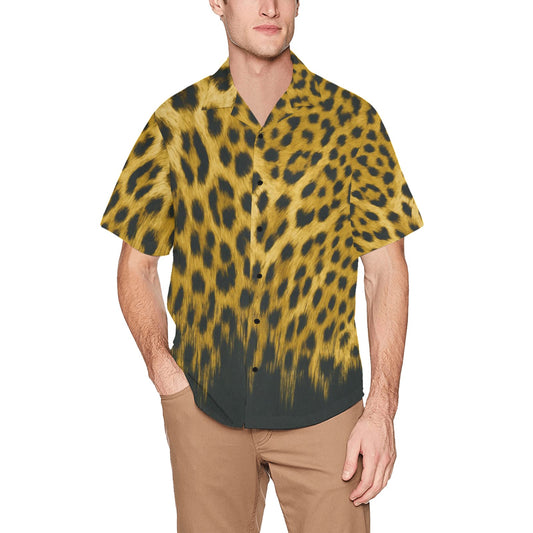 Men's Hawaiian Shirt With Chest Pocket