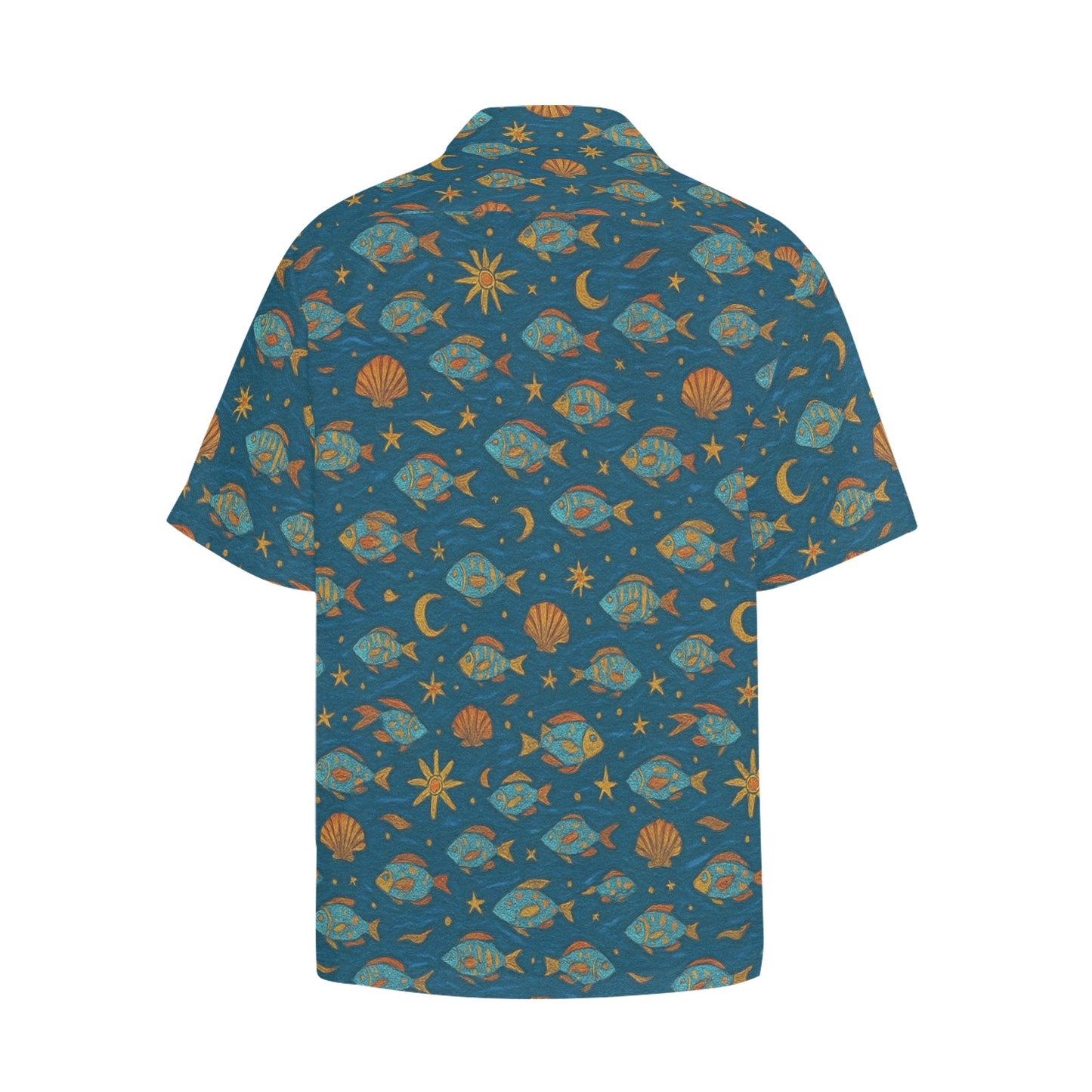 Men's Hawaiian Shirt With Chest Pocket