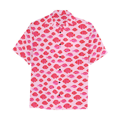 Men's Hawaiian Shirt With Chest Pocket