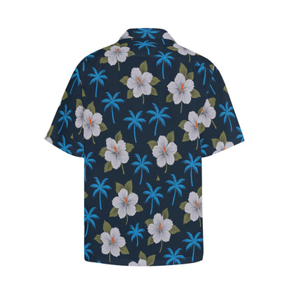 Men's Hawaiian Shirt With Chest Pocket