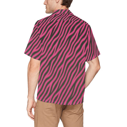 Men's Hawaiian Shirt With Chest Pocket