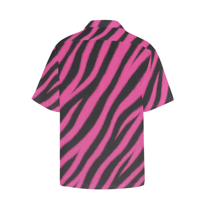 Men's Hawaiian Shirt With Chest Pocket