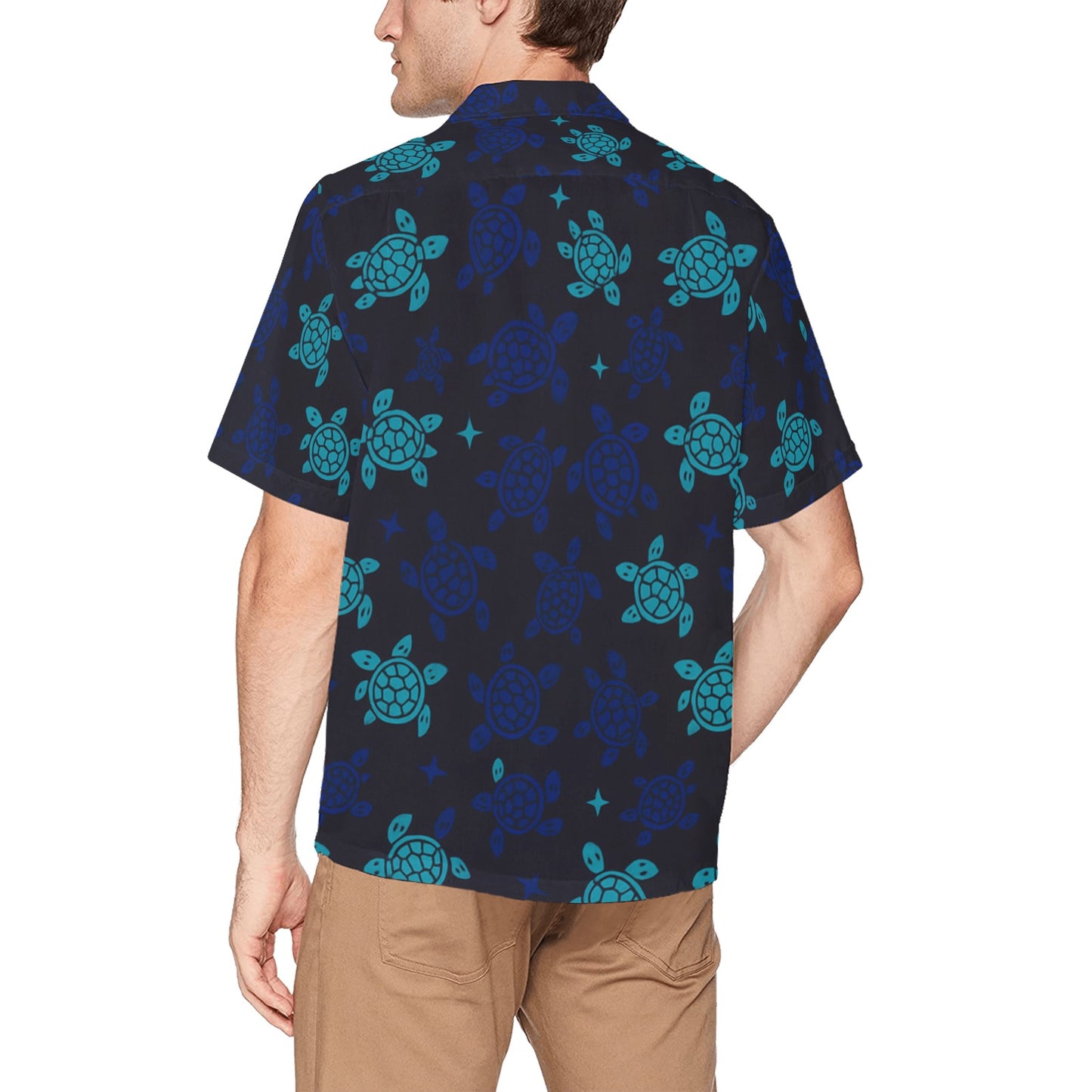 Men's Hawaiian Shirt With Chest Pocket