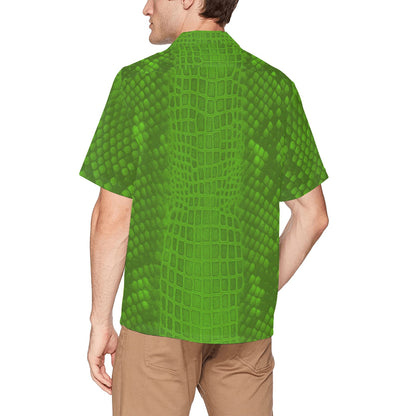 Men's Hawaiian Shirt With Chest Pocket