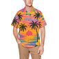 Men's Hawaiian Shirt With Chest Pocket