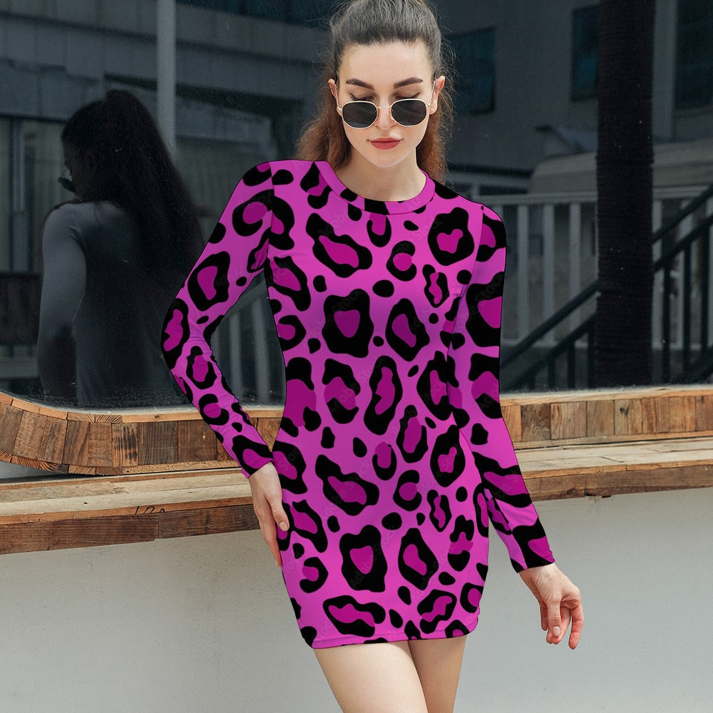 Women's Elegant Long Sleeve Skinny Dress