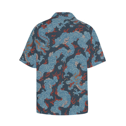 Men's Hawaiian Shirt With Chest Pocket