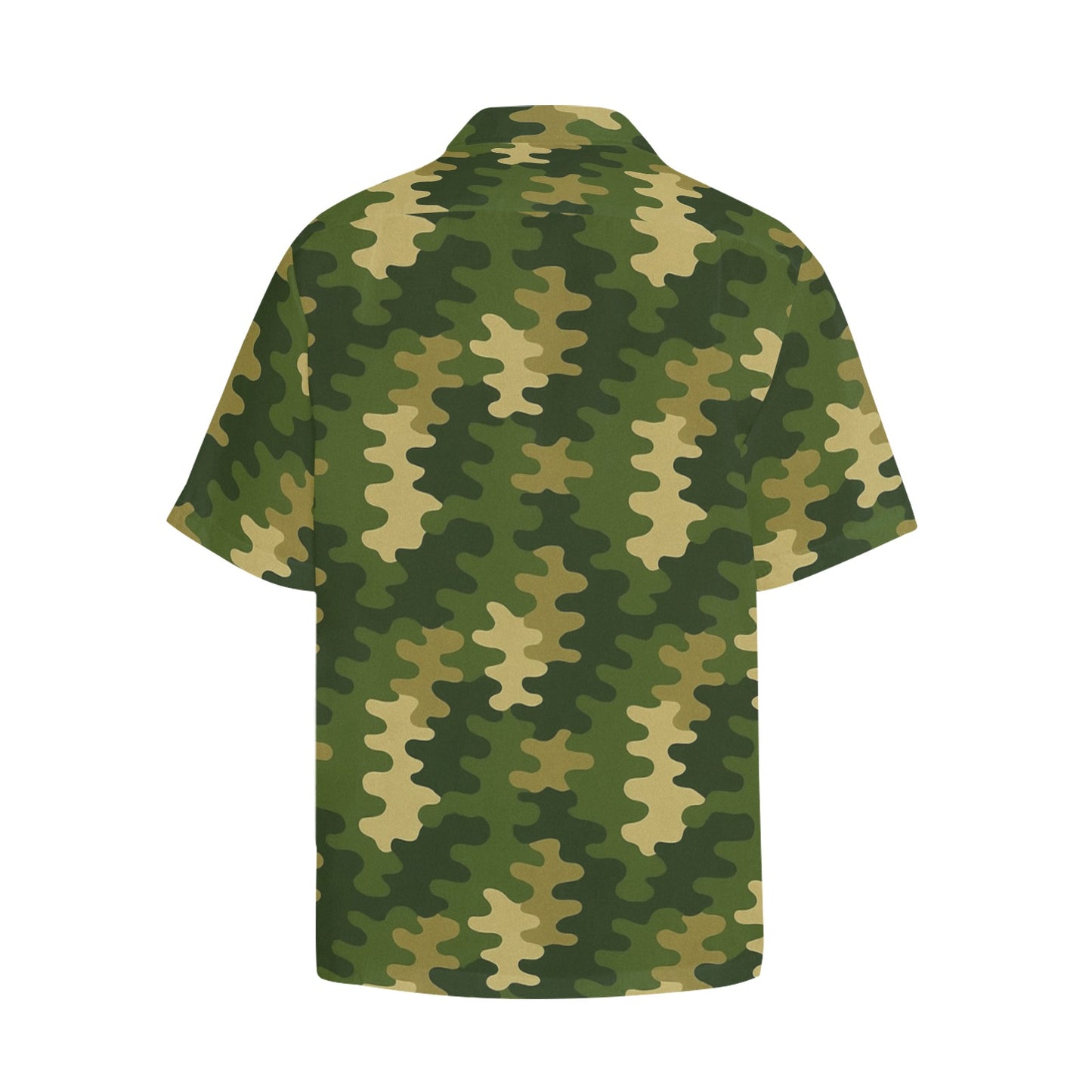Men's Hawaiian Shirt With Chest Pocket