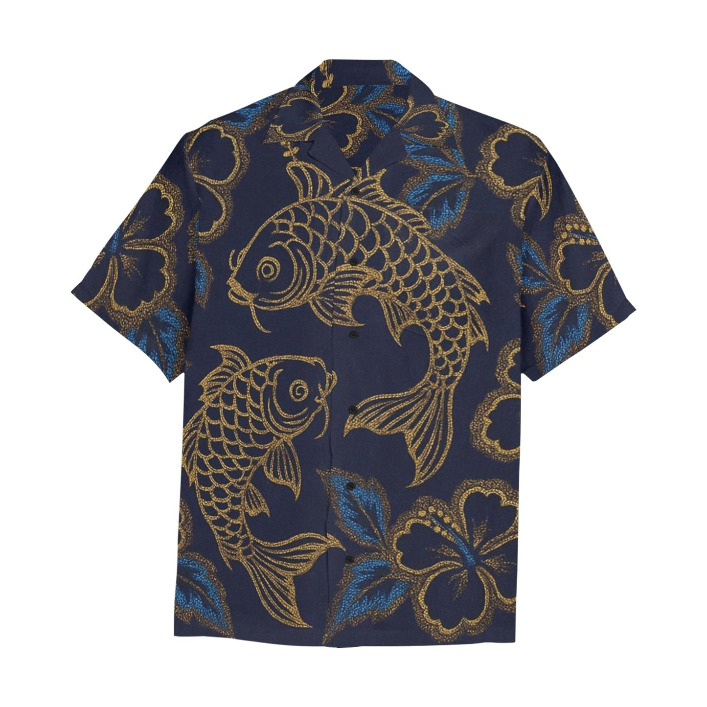 Men's Hawaiian Shirt With Chest Pocket
