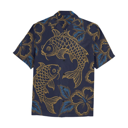 Men's Hawaiian Shirt With Chest Pocket