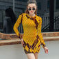 Women's Elegant Long Sleeve Skinny Dress