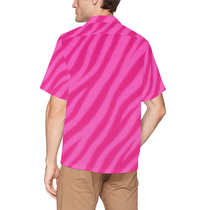 Men's Hawaiian Shirt With Chest Pocket