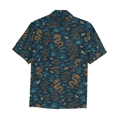 Men's Hawaiian Shirt With Chest Pocket